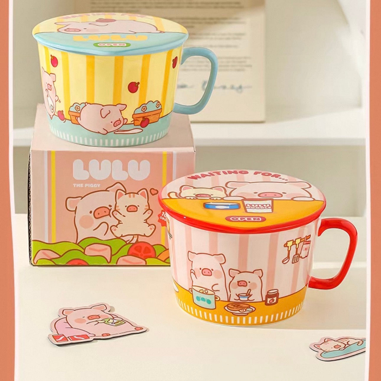 LuLu the Piggy – Ceramic Ramen Bowl