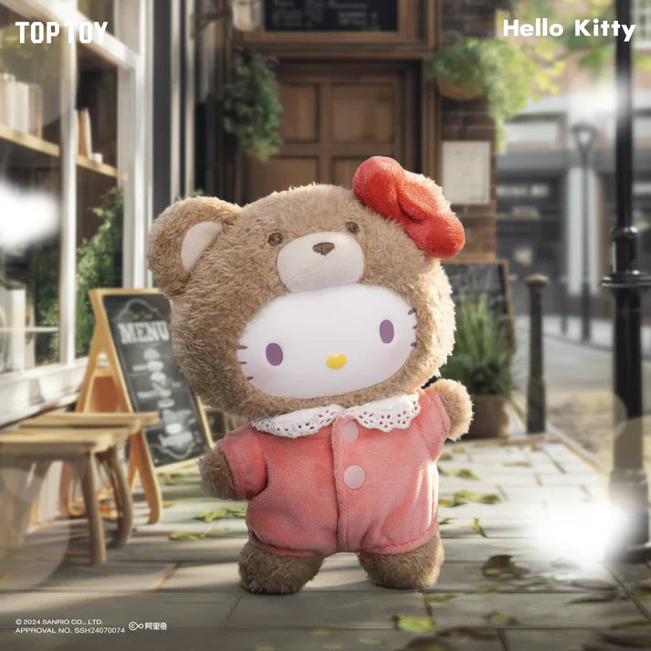 Sanrio Latte Baby Series Vinyl Face Plush Keychain Blind Box