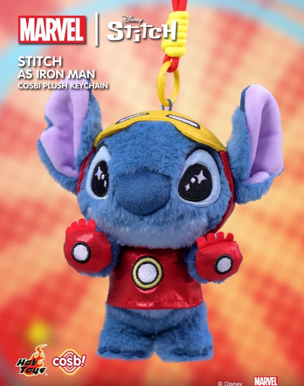 Hot Toys Marvel Stitch COSBI Plush Keychain Blind Box