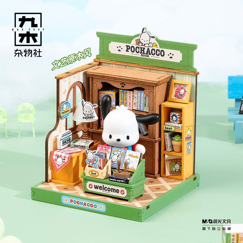 ROLIFE × Sanrio – Pochacco “Fun Library” DIY Miniature House Kit