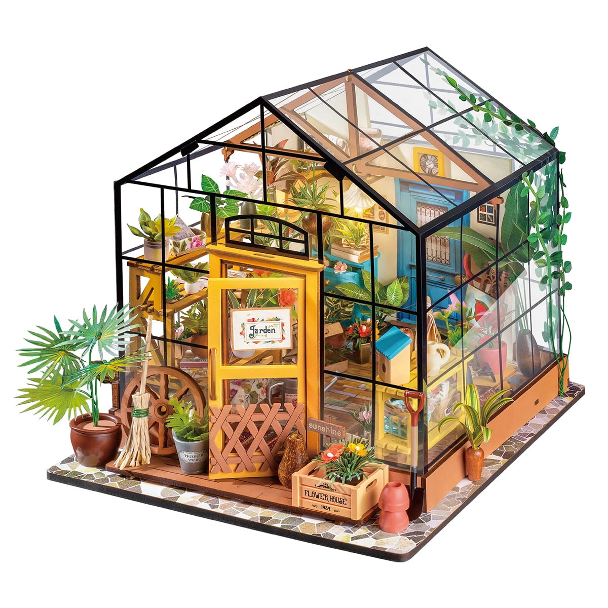 Rolife Cathy’s Flower House DIY Miniature House Kit DG104
