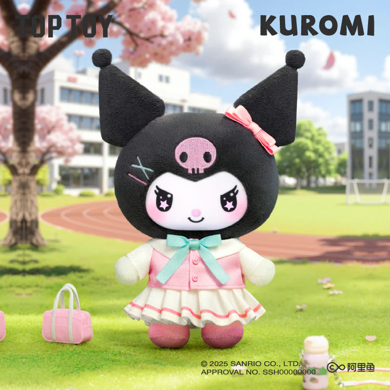 TOPTOY × Kuromi School Life Series Plush Keychain Blind Box