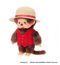 Japan Monchhichi × One Piece Plush Toy - Monchhichi-kun & Monkey D. Luffy