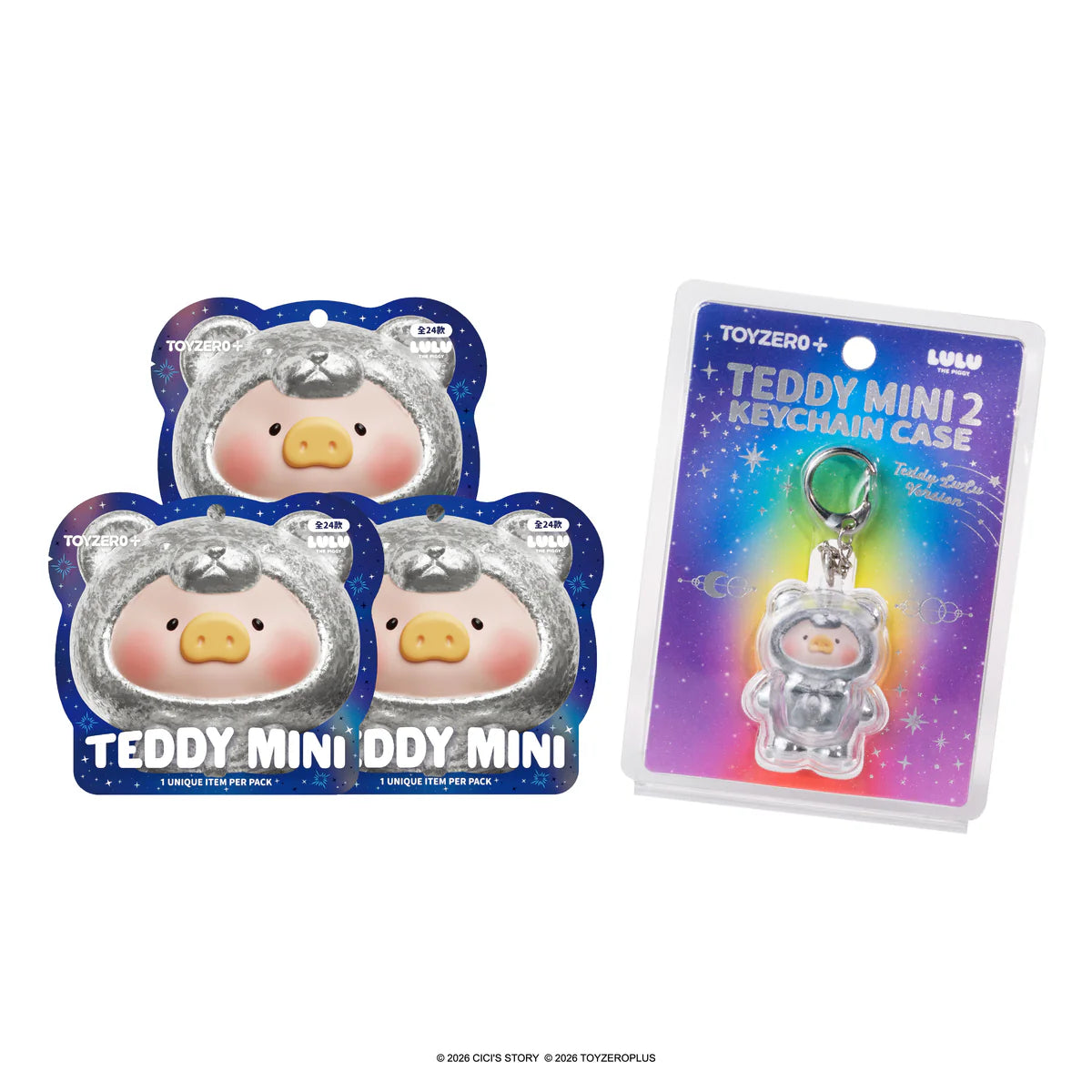 LuLu the Piggy - Teddy MINI - Ore Collection Series (Blind bag)