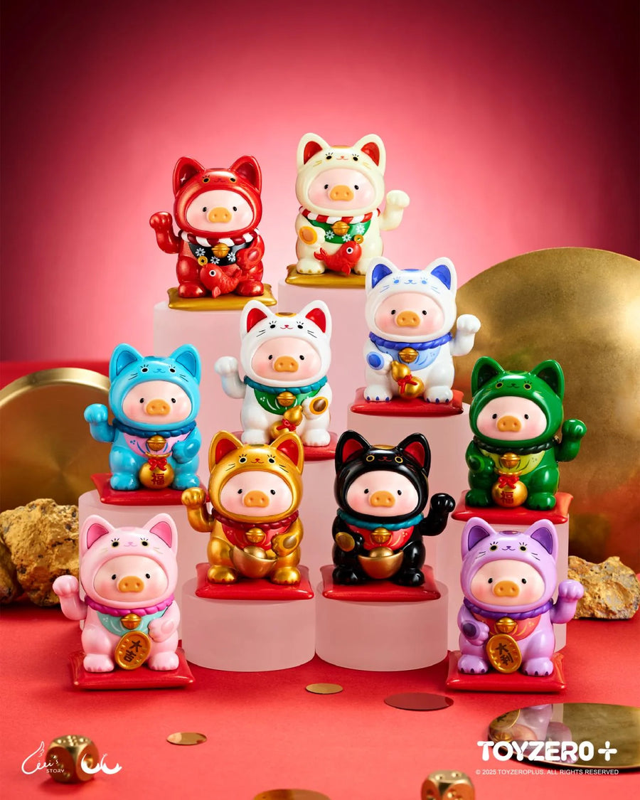 Lulu the piggy lucky cat
