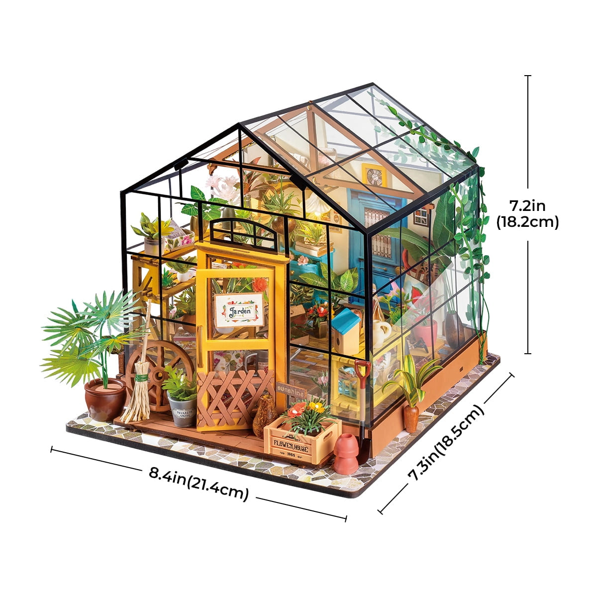 Rolife Cathy’s Flower House DIY Miniature House Kit DG104