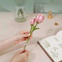 Rowood DIY Wooden Flower Pink Tulip TW082