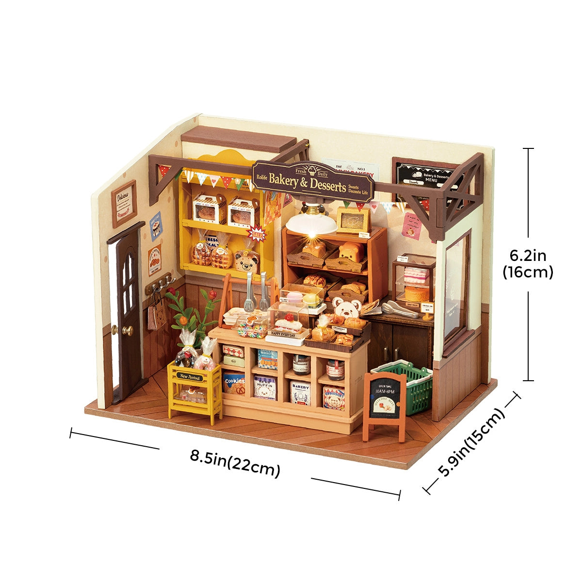 Rolife Becka’s Baking House DIY Miniature House Kit DG161