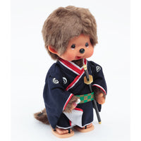 Monchhichi Samurai Kengo Boy Plush Doll Sword Kimono Kyugetsu IPM-15-Z