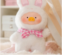 LuLu The Piggy Joyful Time Series Vinyl Face Plush Keychain Blind Box