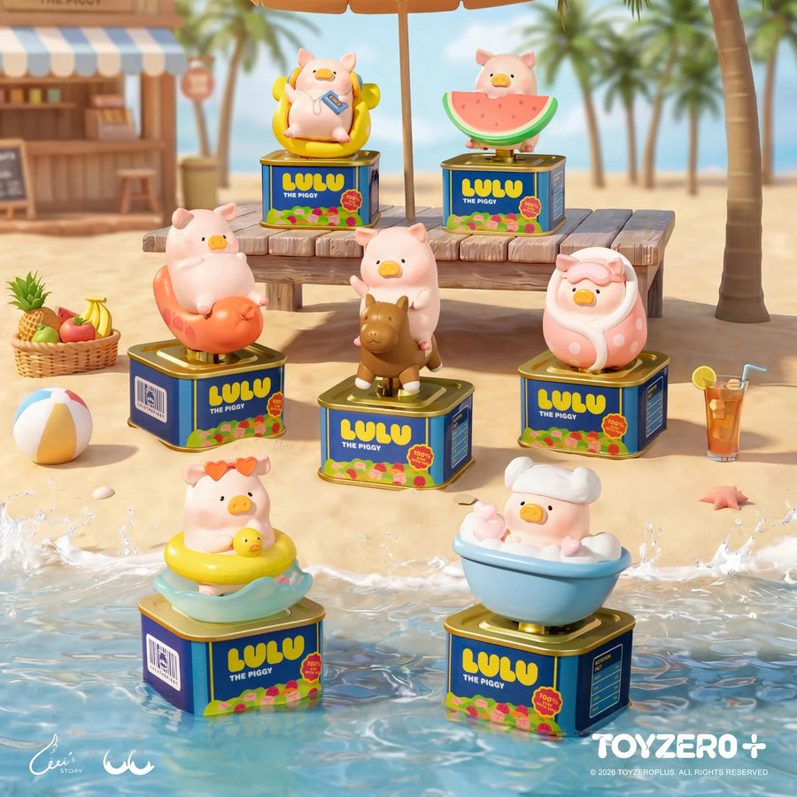 TOYZEROPLUS LuLu the Piggy Holiday Series Solar Motion Blind Box