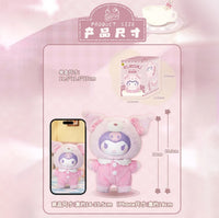Sanrio Kuromi Peachy MyMelody Soft Vinyl  Plush Keychain