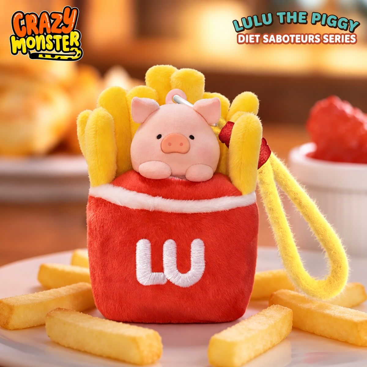 Lulu the Piggy Diet Saboteurs Scented Plush Keychain Blind Box
