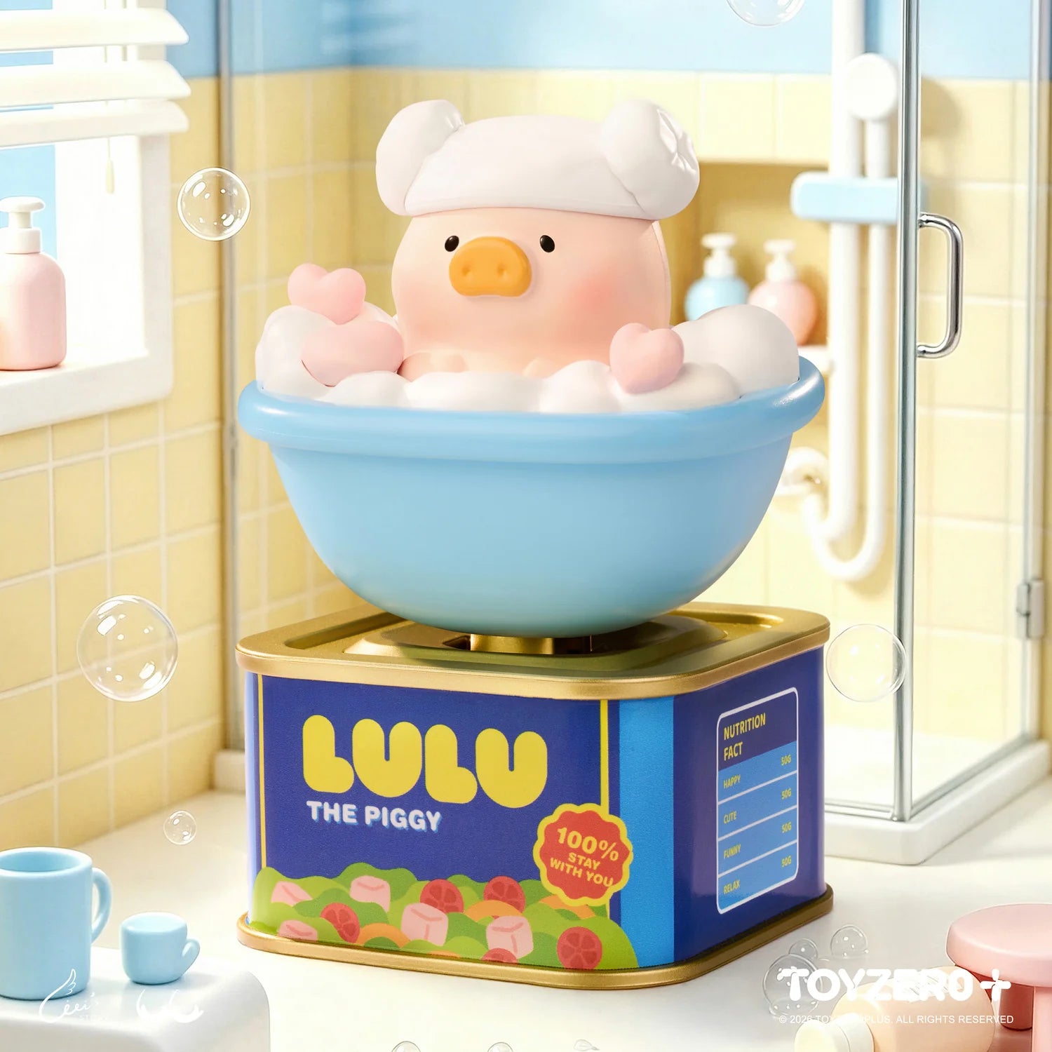 TOYZEROPLUS LuLu the Piggy Holiday Series Solar Motion Blind Box