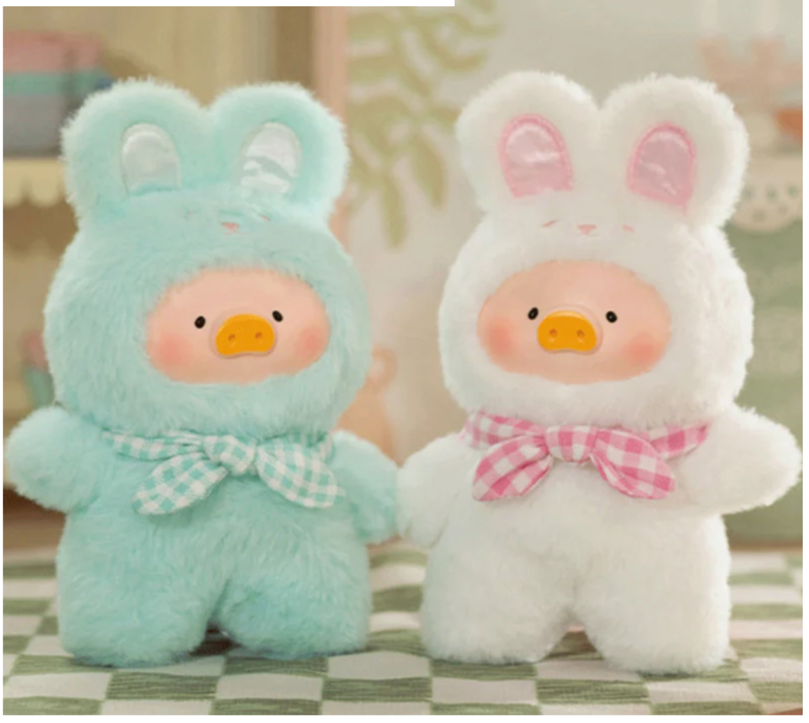 LuLu The Piggy Joyful Time Series Vinyl Face Plush Keychain Blind Box