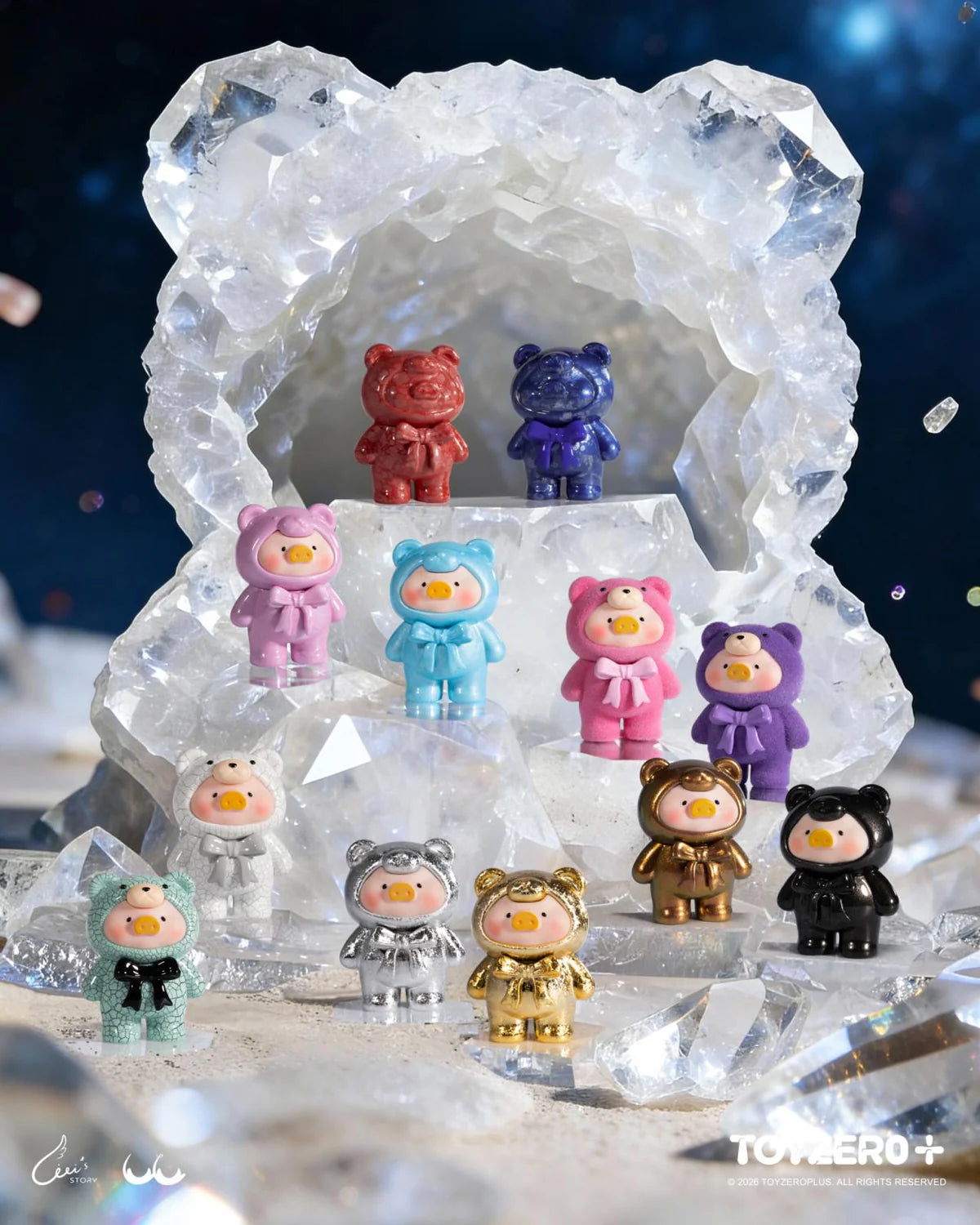 LuLu the Piggy - Teddy MINI - Ore Collection Series (Blind bag)
