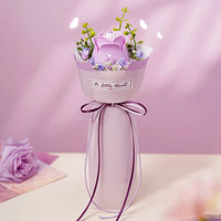 ROKR DIY Bouquet 3D Puzzle - Purple Rose AF021