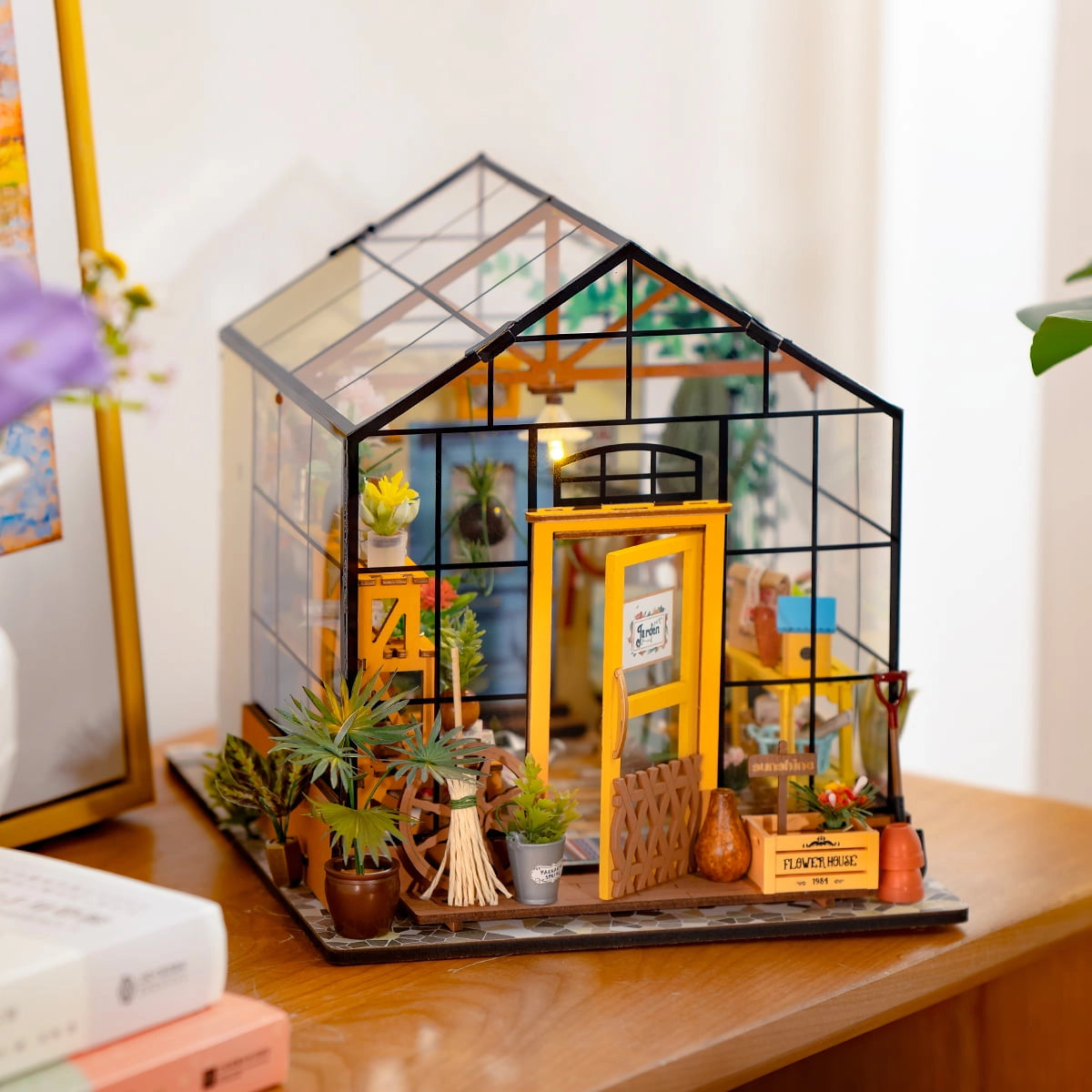 Rolife Cathy’s Flower House DIY Miniature House Kit DG104