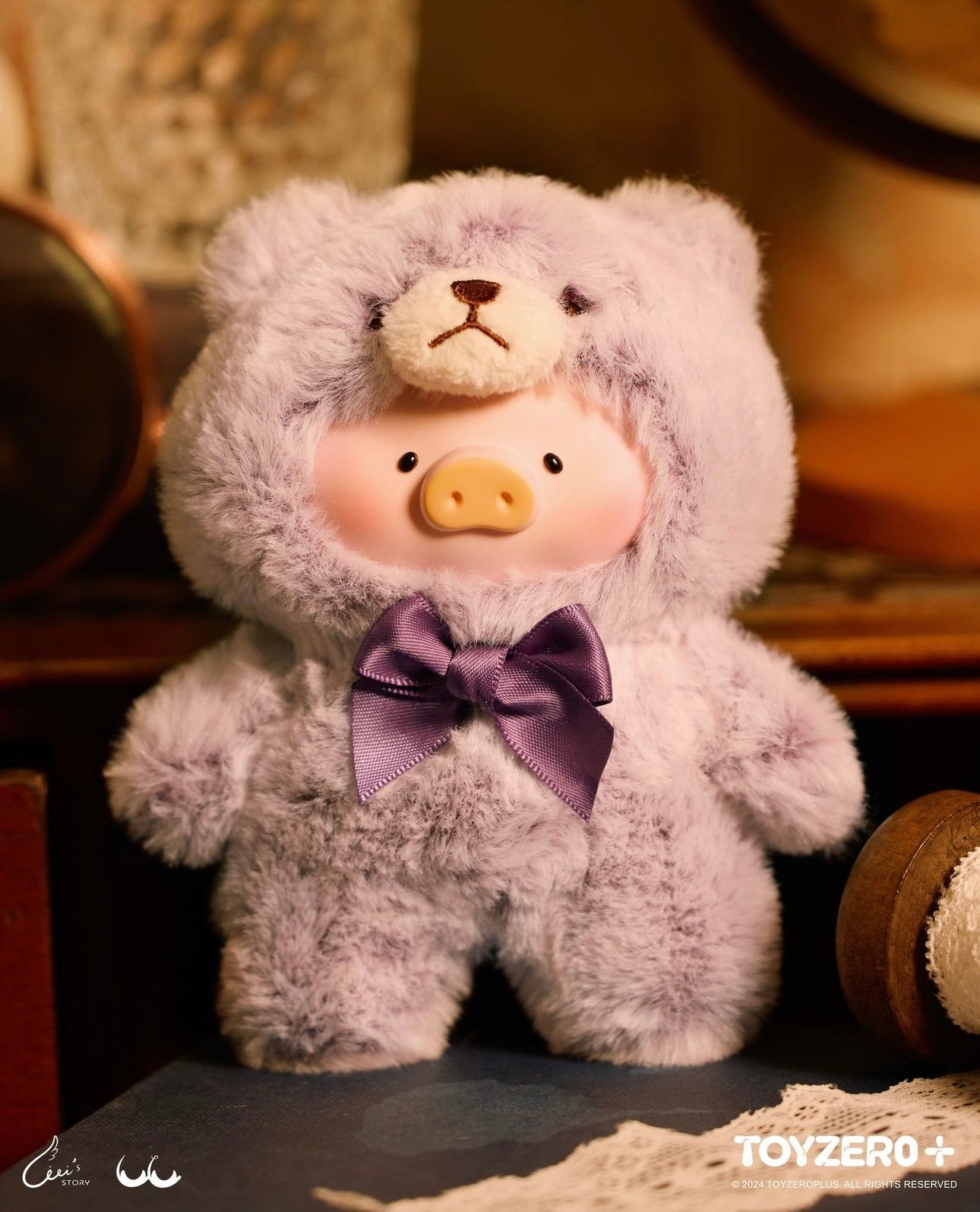 LuLu the Piggy - Vintage Teddy Shop Vinyl Face Plush Keychain Blind Box