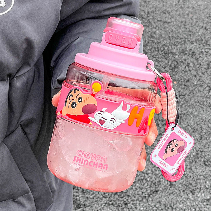 Crayon Shin-chan Large Capacity Sports Water Bottle