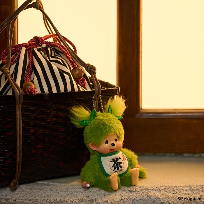 Monchhichi Girl Plush Keychain Matcha Green Tea Japan 2026