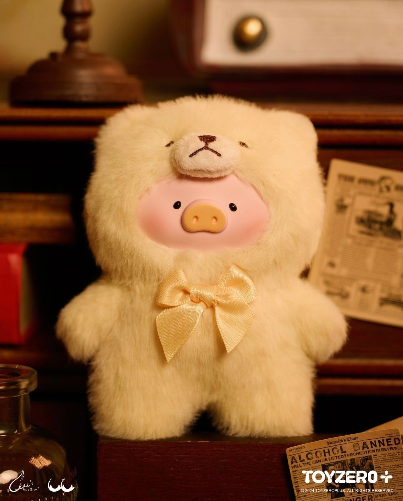 LuLu the Piggy - Vintage Teddy Shop Vinyl Face Plush Keychain Blind Box