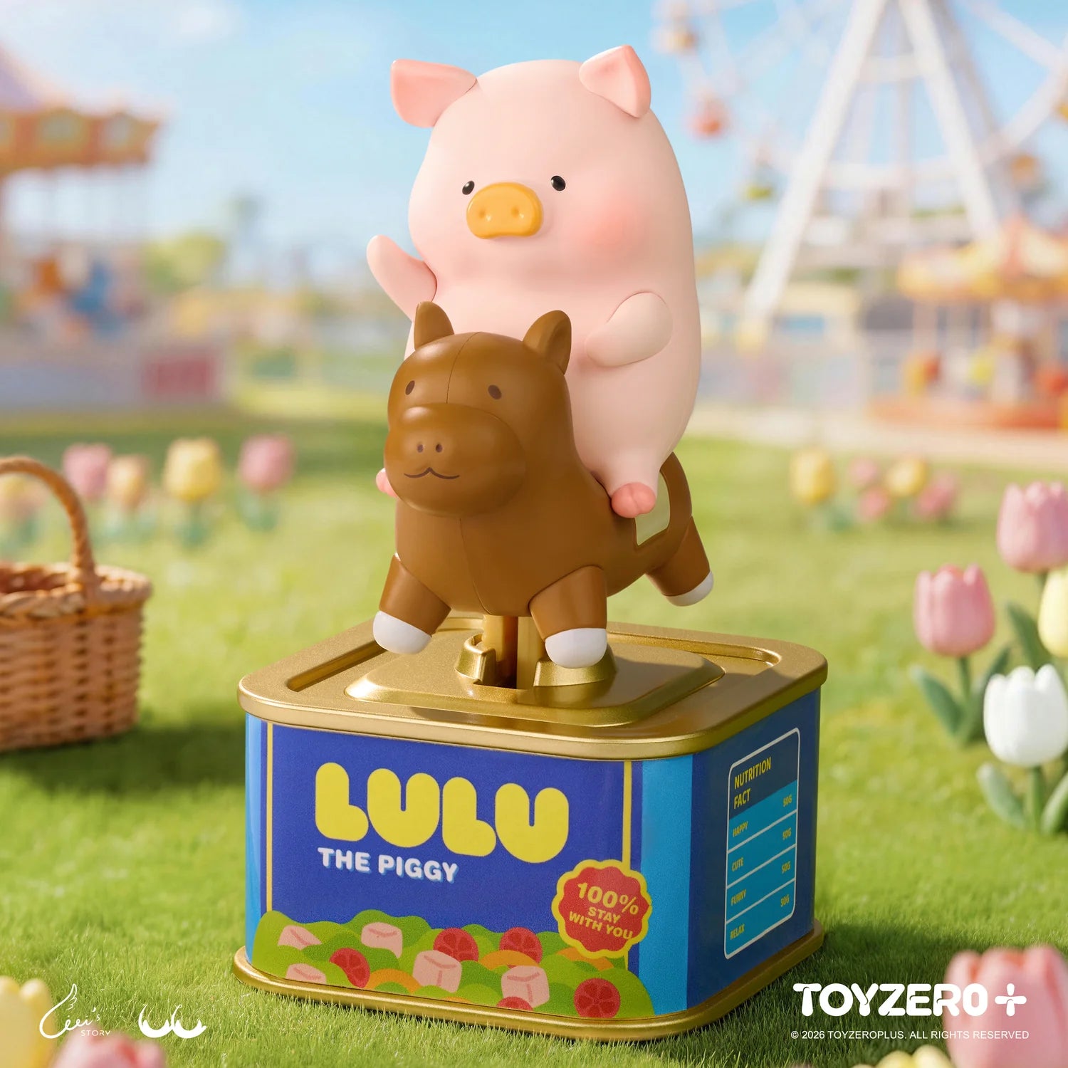 TOYZEROPLUS LuLu the Piggy Holiday Series Solar Motion Blind Box