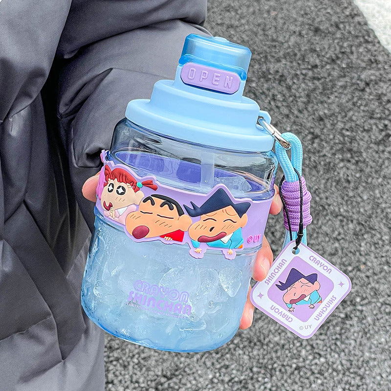 Crayon Shin-chan Large Capacity Sports Water Bottle