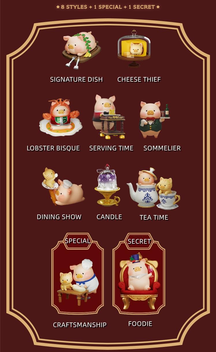 LuLu The Piggy Pigchelin Restaurant Series Blind Box
