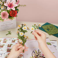 Rolife DIY 3D Puzzle - Wooden Flower Basket TW03H