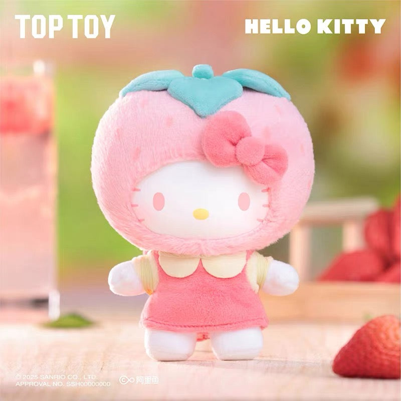 Top Toy Sanrio Hello Kitty Fruity Paradise Series Vinyl Plush Keychain