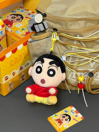 Crayon ShinChan Plush Doll Key Chain blind box