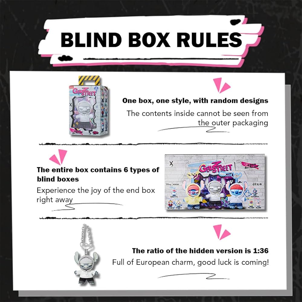 Disney Stitch GenZ Street Collection Vinyl Plush