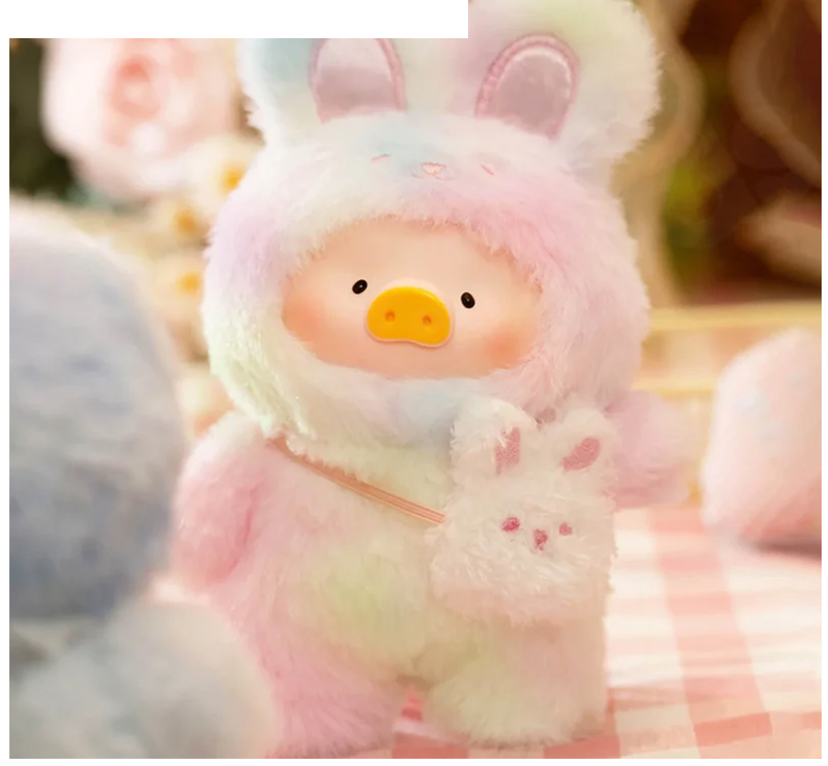 LuLu The Piggy Joyful Time Series Vinyl Face Plush Keychain Blind Box