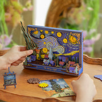 Rowood The Starry Night TH003 - Wooden 3D Art Puzzle