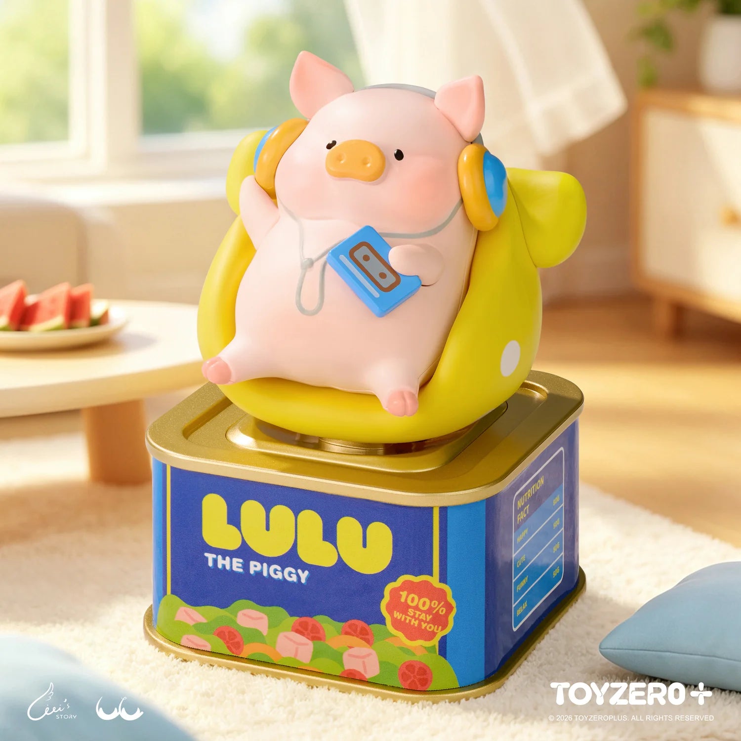 TOYZEROPLUS LuLu the Piggy Holiday Series Solar Motion Blind Box