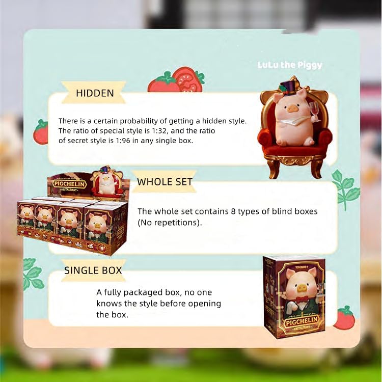 LuLu The Piggy Pigchelin Restaurant Series Blind Box