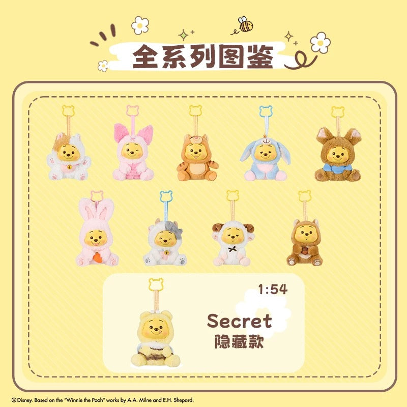 Miniso 维尼熊一端9只