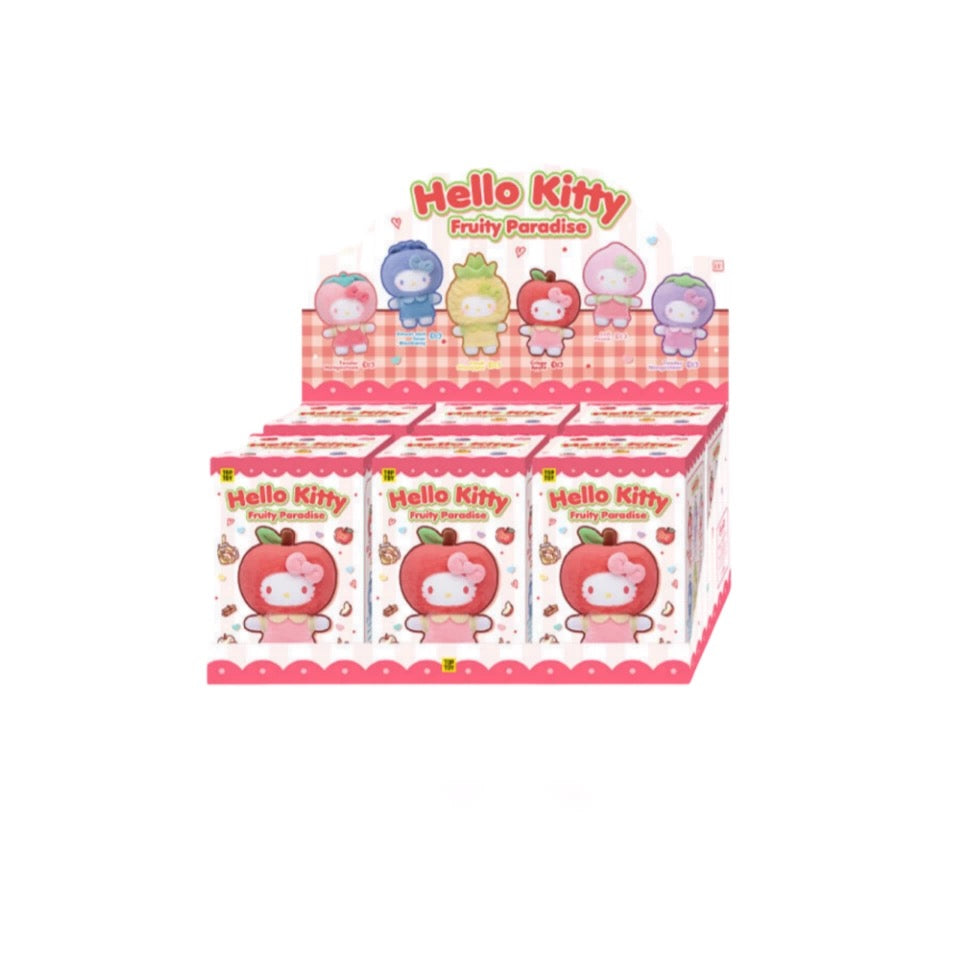 Top Toy Sanrio Hello Kitty Fruity Paradise Series Vinyl Plush Keychain