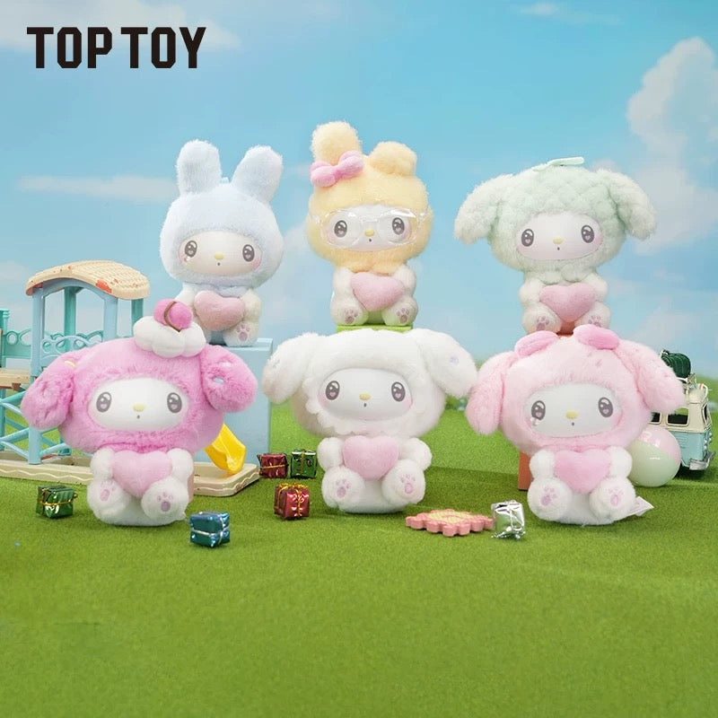 TOPTOY Sanrio My Melody 50th Anniversary Milk Candy Series Plush Blind Box Toy