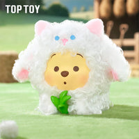 Disney Winnie the Pooh Happy Farm Series Figure Plush Keychain Blind Box