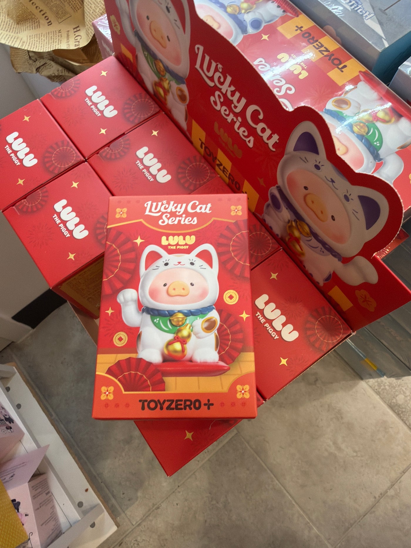 Lulu the piggy lucky cat