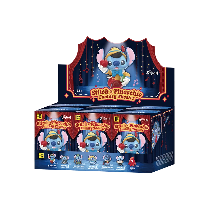 TOPTOY Disney Stitch × Pinocchio Fantasy Theater Blind Box