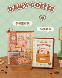 LuLu the Piggy – Café Bean Series B6 Notebook