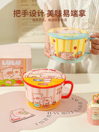 LuLu the Piggy – Ceramic Ramen Bowl