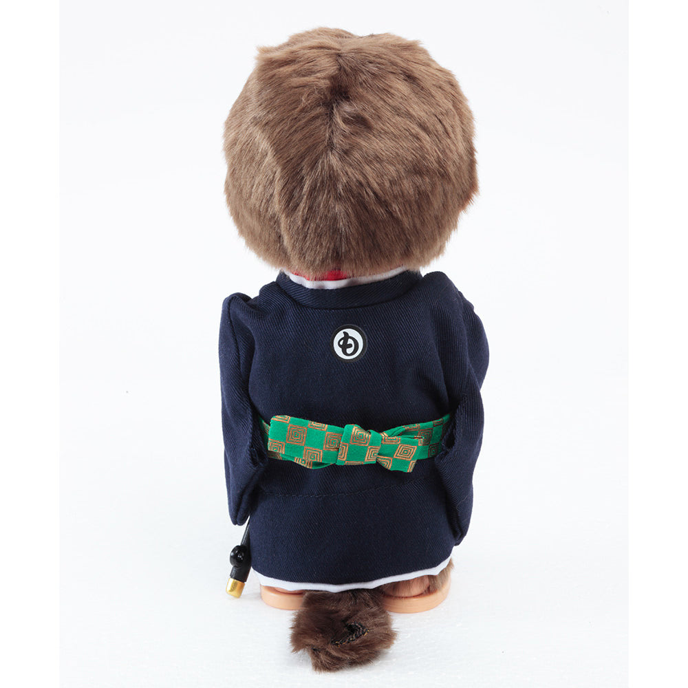 Monchhichi Samurai Kengo Boy Plush Doll Sword Kimono Kyugetsu IPM-15-Z