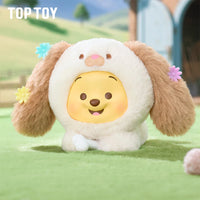 Disney Winnie the Pooh Happy Farm Series Figure Plush Keychain Blind Box