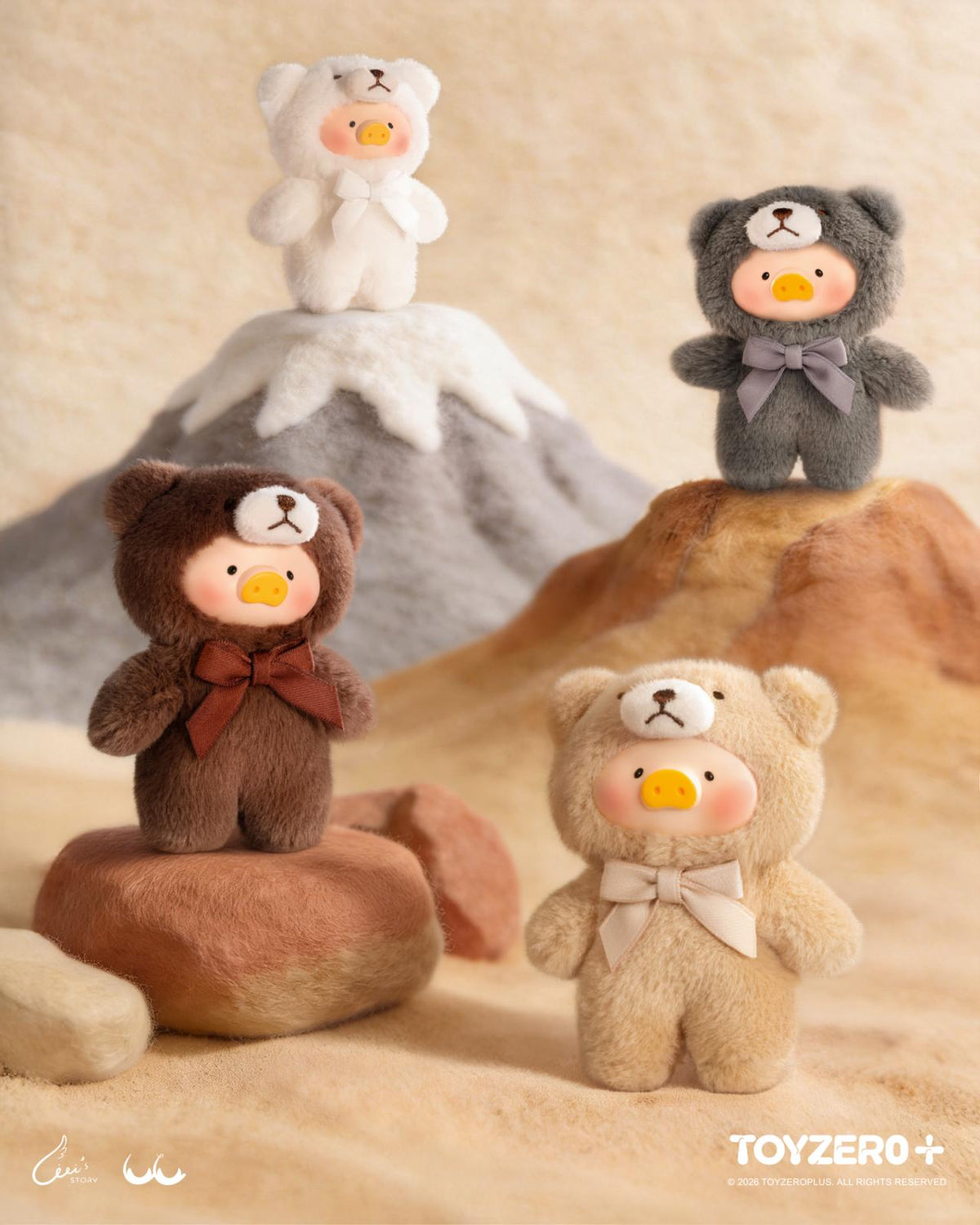 Teddy mini whispers of nature phone charms