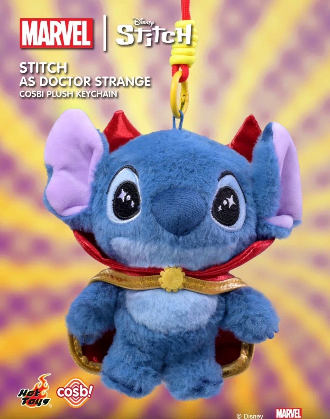 Hot Toys Marvel Stitch COSBI Plush Keychain Blind Box