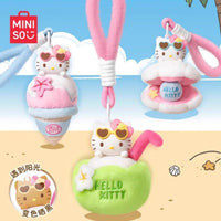 HELLO KITTY Summer Black Skin Series Plush Aroma Blind Box Keychain